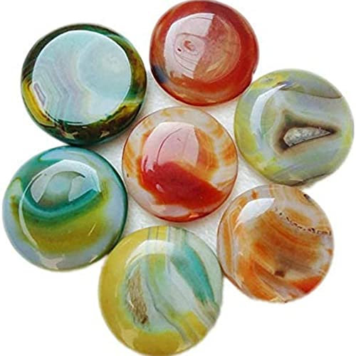 GIVBRO 500 g de galets décoratifs en granulés de gravier de rivière, mini pierres rondes pour décoration d'aquarium, jardin, allée, 3-5 cm