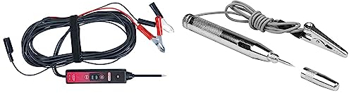 KS Tools 150.1670 Funktionsprüflampe 6-24V DC mit 5 Meter Kabel & EUFAB Spannungspruefer/Prueflampe 16491 1St.