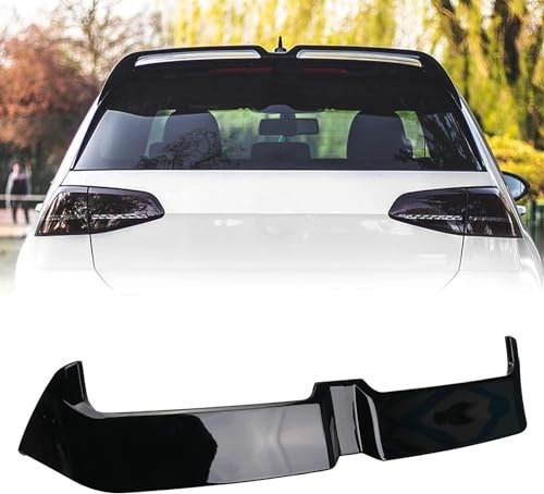 XZKKCD Abs Auto Heckspoiler für VW Golf 7 7.5 Mk7 GTI/R, Kofferraum Dachspoiler Heckflügel Spoiler Heckklappe Dachspoiler Heckflügel Fahrzeug Stabilität Schwanz Dekoration