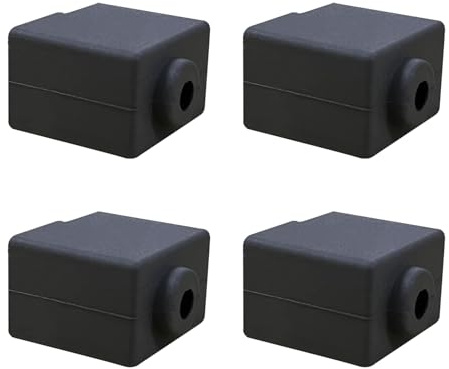HzdaDeve 4PCS Hotend Silikon Socke für Kobra 3 Combo Silikon Abdeckung Kit Heizung Block Sleeve Hotend Teil Extruder Ersatz für Kobra 3/ACE Pro 3D Drucker Zubehör