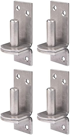 Alberts 845988 clamp on plate | in versions with DI or DII hooks | stainless steel | mandrel size Ø13 mm | plate 100 x 35 mm | set of 4