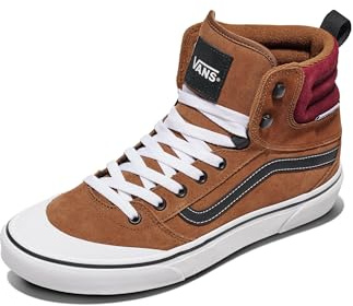 Vans Men's Ashwood Hi Vansguard Shoe | Water-Resistant High Top Sneakers for Everyday Wear, Suede Dachshund, 11