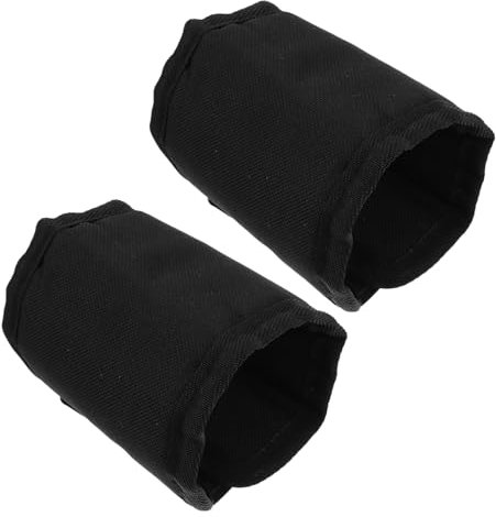BESPORTBLE 2st Schutzhülle Für Reitstiefel Pferdebeinwickel Pferdebeinstiefel Hufglocken Für Pferde Pferdebedarf Springstiefel Für Pferde Fliegenstiefel Für Pferde Oxford-Stoff Black