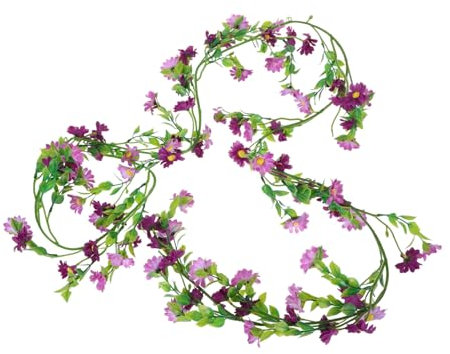 PRETYZOOM Künstliche Daisy Reben Seide Decor Gefälschte Reben Für Hochzeit Dekorationen Party