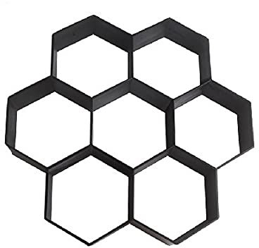 DIY Kunststoff Wegmacher Beton Trittsteinform für Gartendekoration Ziegelformen für Zement Pflaster Modell Pflastersteine Form (Farbe: B)