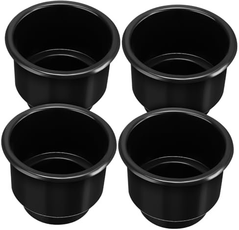 Garneck 4piezas Portavasos De Plástico para Coche Barco y Oficina Inserto De Reposabrazos Derrame para Agua y Bebida Portavasos De Plástico para Coche y Hogar
