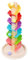 Wooden Marble Run Music Tree Montessori Ball Drop Toy, Educational Ball Run Learning Game Color Sorting Toy for 4-8 Boys and Girls Birthday