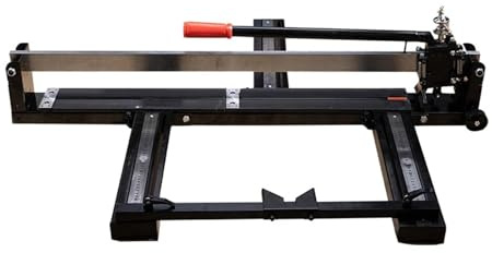 Máquina cortadora de baldosas de cerámica de alta precisión de 800 mm, cortadora de cuchillas de empuje con posicionamiento, tracción y rayado manual Para bricolaje