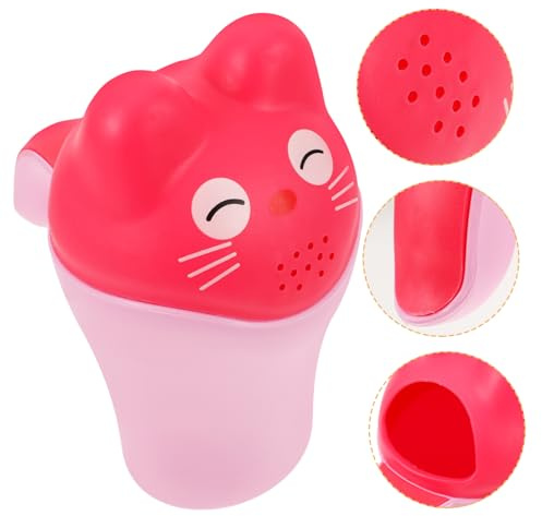 LRXIYODE Taza De Champú Para Bebés Con Asa Taza Para Lavarse El Baño y Ducha Gel Bebe y Baño Infantil
