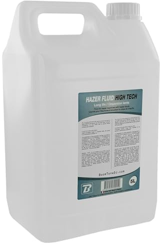 BoomToneDJ Hazer Fluid High Tech 5L Liquide pour Machine à Brouillard