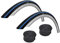 Schwalbe 2x Lugano 700c x 25 Road Racing Bike Tyres & Presta Tubes - Blue