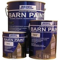 Bedec - Barn Paint - Black - Satin - 2.5 litres