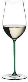 RIEDEL FATTO A MANO BY Riesling/Zinfandel - Grün - Einzelpackung, Weinglas, Kristallglas, Spülmaschinenfest - 4900/15G