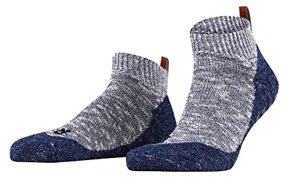 FALKE Herren Stoppersocken Lodge Homepad M Hp Baumwolle rutschhemmende Noppen 1 Paar, Blau Storm 6340, 43/44 EU