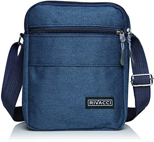 Rivacci Herren-Umhängetasche, kleine Umhängetasche, für Herren – Sport und Reise – klein, Schultertasche, Vintage, für Smartphone, iPhone, Geschenk für Männer