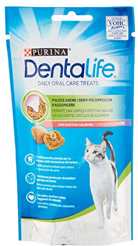 Dentalife Purina Daily Oral Care, collation Dentaire, Prix pour Chats, saveur Saumon 40 g