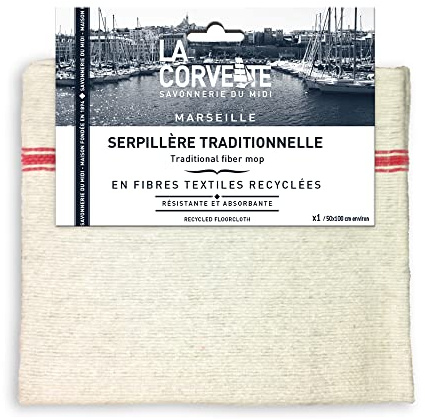 La Corvette - Serpillère Traditionnelle, Multicolore, 1 Unité (Lot de 1)