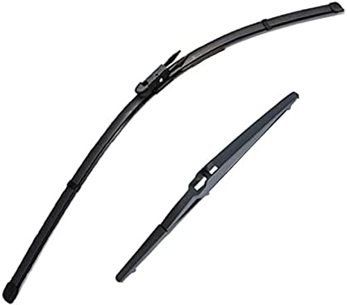 Limpiaparabrisas de Ventana de Coche, Juego de escobillas de limpiaparabrisas Delanteras y traseras, para Citroen C1 MK2 2020-2014, limpiaparabrisas Plano de 26 + 12