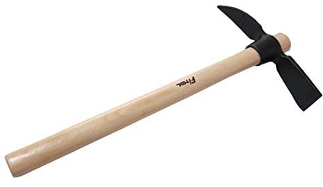 19.7Inches Forged Classic Planting Hoe, Flower and Vegetable Planter, Digging Mattock for Cultivating and Weeding, Mattock Pick Hoe 1.9LB