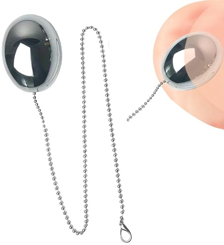 Edelstahl Anal kugeln Analkette Anal beads Analkugeln Extra groß Ei Buttplug Vagina Masturbation Liebeskugeln Beckenboden Training Anfänger Analperlen SM Sexspielzeug für Männer Frauen（L）