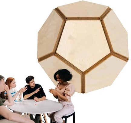 Dadi In Legno A 12 Facce - per Feste, Dado Decisore | Gioco Da Tavolo Per Scuola Viaggi E Appartamenti Con Dinamiche Sociali