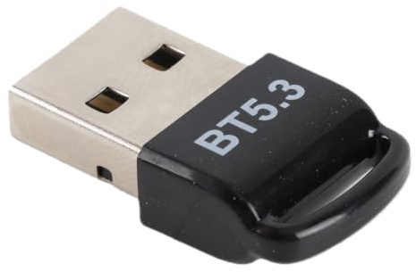 Adaptador Bluetooth 5.3 para PC, 7 Dispositivos Conexión Simultánea, Receptor Bluetooth Inalámbrico para Mouse, Teclado, Auriculares, Enchufes y Reproducción, Compatible con wi