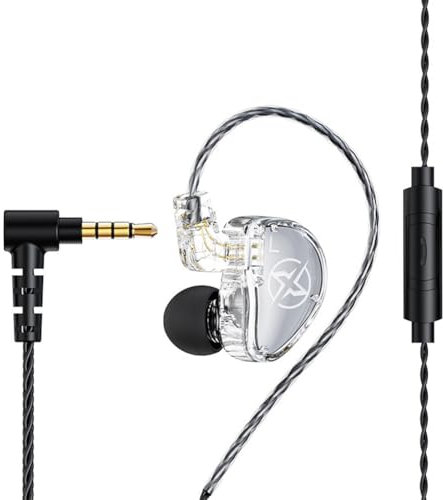 Zymoplas Écouteurs HiFi Intra-Auriculaires filaires 120CM Son Surround réduction du Bruit Casques écouteur écouteurs électroniques téléphones Portables, N°01