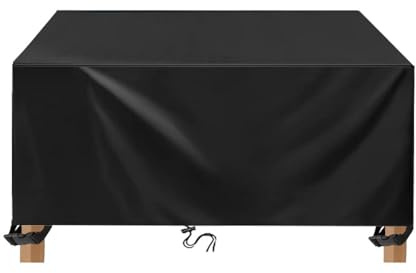 AEXOIO Abdeckung Für Gartenmöbel Nach Maß 230x130x90cm/LxBxH 420D Oxford Gewebe Winterfest Gartenmöbel Abdeckhaube,Gartenmöbelabdeckung XXL,Abdeckhauben & Hüllen Lounge für Gartentische