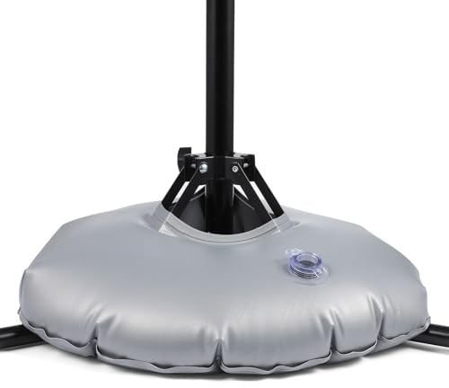 SUPVOX Borsa per Pesi per Ombrellone Base per Bandiera da Spiaggia, Supporto Stabile per Ombrellone Esterno, Sacca per Iniezione d'Acqua Pieghevole in PVC, Resistente al Vento per Utilizzo All'aperto