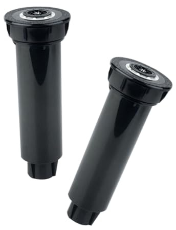 Genérico 2piezas Rociador Subterráneo Para Césped Aspersor Retráctil Profesional Aspersor Emergente Para Riego Automático De Jardín