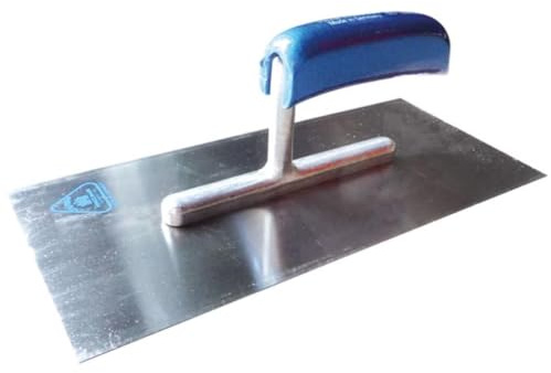 Jung Henkelmann Glättekelle (Carbonstahl, Holzgriff, ungezahnt, ergonomische Form, 280x130x0,7mm, Kelle) 80728000