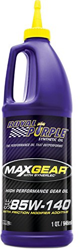 Royal Purple 01303 Max Gear 85W-140 High Performance Synthetic Automotive Gear Oil - 1 qt.