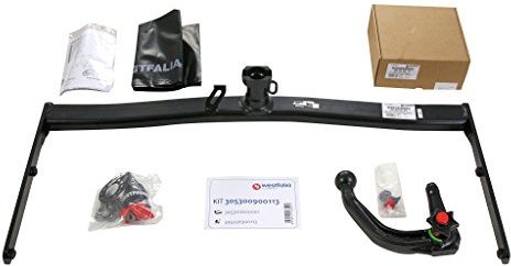 Westfalia-Automotive 305300900113 Attelage Rdso avec Faisceau Électrique Spécifique, Set de 13 Broches Inclus