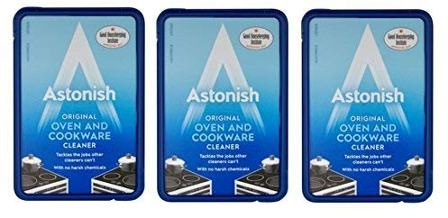 3 X Oven & Cookware Cleaner Cleaning Paste Enamel Ceramic Upvc Metal 150g
