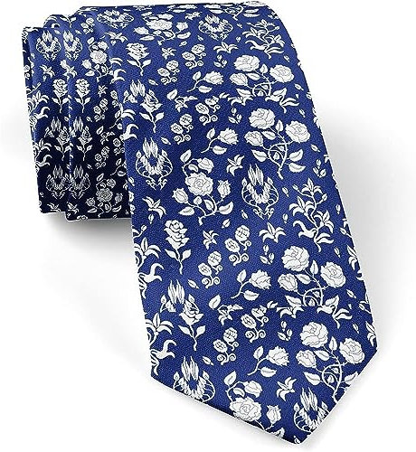 747 Blühender Rosen-Viktorianischer Garten Krawattenschal Schmutzabweisend Herren Hochzeit Krawatten Elegant Business Halstuch Für Party Festliche Herren