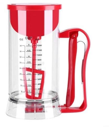 pour Distributeur de pâte à crêpes, distributeur de pâte à crêpes pratique avec fonction de mélange automatique, convient pour les crêpes, cupcakes et gaufres, 2413226048