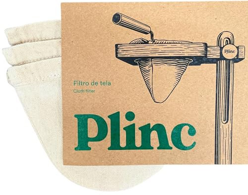 Unbleached Cotton Reusable Coffee Filter for Plinc Chorreador - Pour-Over Coffee Stand - 3 Pack