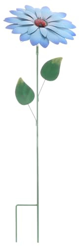Yardwe DéCoration De Jardin en MéTal Tournesol en Fer Forgé Piquet De Jardin ExtéRieur Fleurs MéTal RéAlistes pour AlléE Et Parterre DéCorations De Printemps ExtéRieures, 69cm