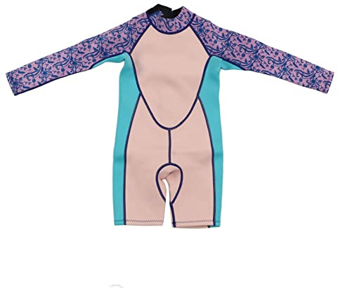 Kids Wetsuit for Winter Surfing, 2 5MM Neoprene, Longer Sleeve, Shorts, Unisex Design, Ideal for Boys and Girls, Cold Proof and Comfortable(12 Yards)