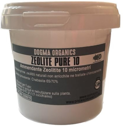 Zeolite Pure 10 | Roccia naturale micronizzata meccanicamente 0,15 Kg