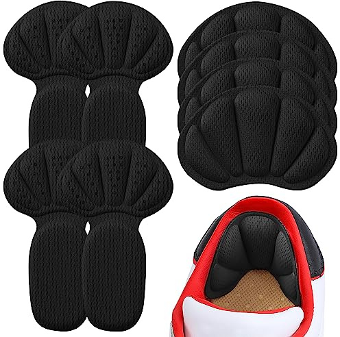 Adhesive Back of Heel Cushion Pads, Heel Grips Inserts for Boots, Too Big Loose Shoes, Reusable Heel Guards Liners for Women Men, Improve Shoe Fit
