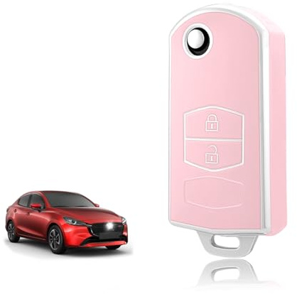 TOOMUME Funda Llave Coche para Mazda 2 3 5 6 CX-30 CX-3 CX-5 CX-7 MX-5 RX-8