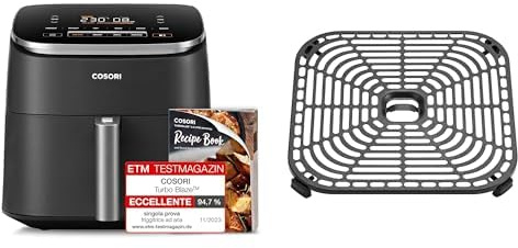 COSORI Friggitrice ad Aria Turbo Blaze 6L con Piastra Antiaderente Originale