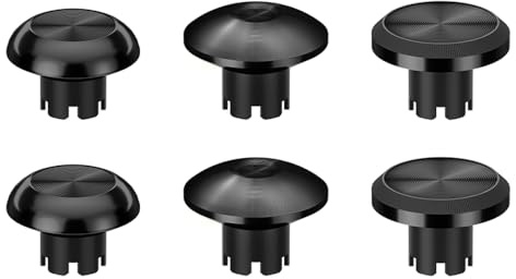 Kit d'accessoires de rechange en métal compatible avec manette PS5 DualSense Edge (noir)