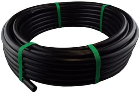 AP Supplies Irrigation Tube Pipe 13mm/16mm, Black, 25m