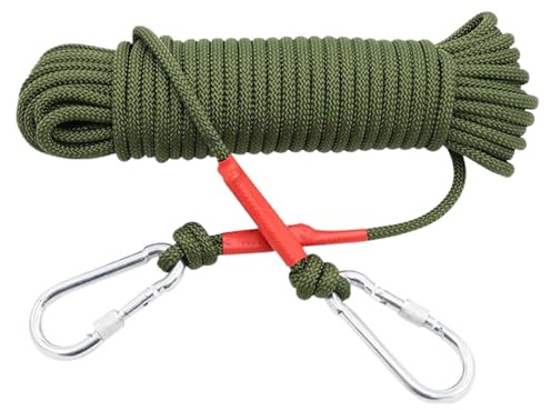 Outdoor-Kletterseil aus Nylon – 5 m Sicherheitskordel mit hoher Festigkeit, statischer Belastung, robuste Arbeitsschutzausrüstung mit verstärkter Kernkonstruktion, sicher