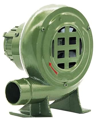 Hinchable Ventilador De Aire Eléctrico - Soplador De Aire Eléctrico Centrífugo, 220V BBQ Que Cocina El Ventilador Manual, Parrilla del Encendedor del Carbón De Fan(100W)