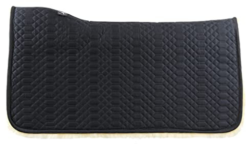 Engel Reitsport | Lammfell Western Squarepad WPAD1 Stoff schwarz