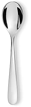 Alessi Nuovo Milano Tea Spoon, Set of 6, (5180/7), Silver