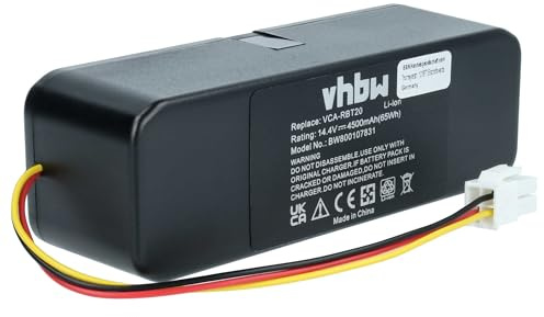 vhbw Batterie Compatible avec Samsung Navibot SR8847 | SR8848, SR8849, SR8843, SR8844, SR8845, SR8846, SR8841 aspirateur (4500mAh, 14,4V, Li-ion)